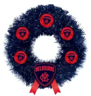 Melbourne Demons AFL Christmas Xmas Wreath
