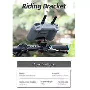 1 Set Remote Control Riding Bracket Set for DJI RC 2/Sports Camera Accessories