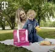 T-Mobile Tuesdays Pink Mesh Tote Cooler Bag 2 in 1 Brand New