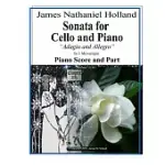 SONATA FOR CELLO AND PIANO: ADAGIO AND ALLEGRO, SCORE AND PART