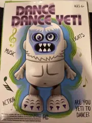 Dance Dance Yeti Lights Up & Dances To Techno Music Action EUC Works
