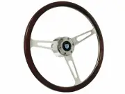 VSW S6 Classic Espresso Wood Steering Wheel Kit for 1961-74.5 Volkswagen