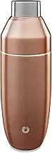 SNOWFOX Premium Vacuum Insulated Stainless Steel Cocktail Shaker - Home Bar Accessories - Elegant Drink Mixer - Leak-Proof Lid with Jigger & Built-in Strainer - Gold - 22oz.