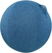 [zolyet] 55cm/65cm/75cm Cotton+Linen Protective Yoga Cover Exercise Protection Skin Wrap Accessory Dark Blue 65cm