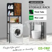 3 Tier Bathroom Cabinet Toilet Storage Shelf Towel Shampoo Laundry Holder Rack