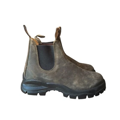 New Blundstone Rustic Brown Chelsea Leather Boots