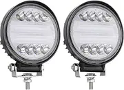 2pcs 5" 72W LED Work Lamp Spot Flood Combo Led Light Bar Offroad Driving Lights IP67 Waterproof for Car Boat Truck 4x4 4WD