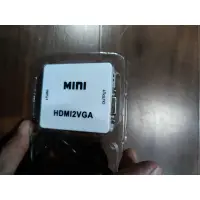 在飛比找蝦皮購物優惠-HDMI轉VGA轉換器，HDMI To VGA，HD vid