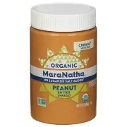 Organic Creamy Peanut Butter Spread, No Stir, No Sugar or Salt Added, 16 Ounce J