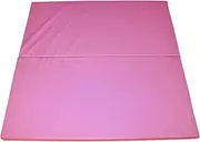 120cm x 120cm x 5cm Gymnastics Mat - 2-Piece Folding Gym Exercise Yoga Mat