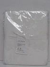 Pottery Barn Belgian Classic Flax Linen Curtain, 100" x 84" White Color NWT