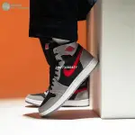 AIR JORDAN 1 HIGH ZOOM CMFT 2 休閑運動籃球鞋「灰黑紅」DV1307-060