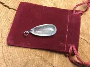 Quartz Crystal 20 Carat Jewelry Pendant Manifest Healing Meditation Reiki Chakra