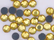 DMC Machine Cut Rhinestones 1440 pcs 16ss Topaz Hotfix iron-on