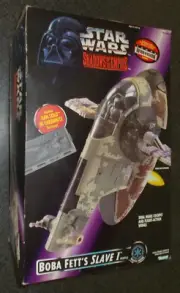 STAR WARS-SOTE: BOBA FETT'S SLAVE I-KENNER 1996+HANS IN CARBONITE-BOXED & UNMADE