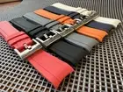 20mm Caoutchouc rubber Straps (Set Of 6) Omega Seamaster Speedmaster Watch