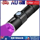 Mini UV Flashlight 365nm UV Curing Light 3 Modes USB Charging for Money Detector