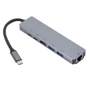 Usbc To Rj45 Lan 4K Hdmi Vga 2Usb 3.0 Slot Reader 8 in 1 Type C Dock Adapter Hub for Macbook for Samsung Huawei Dex Mo