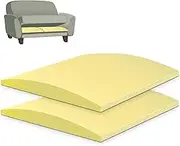 RunNico 20" x 20" Foam Cushion Couch Cushion Support - High-Density Living Room Sofa Sag Support - Anti Slip Sag Repair Replacement for Sofa Couch Loveseat Chair (2, Yellow)