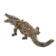 Gibson Gifts Steampunk Crocodile Figurine Sculpture Tabletop Home Decor
