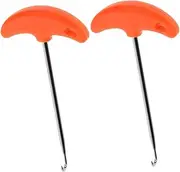 Shoe Lace Tightening Hooks 2pcs Professional Pullers Versatile Tool for Hockey Ice and Roller Skates