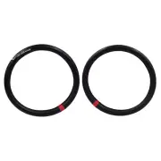 380mm 15" Car Steering Wheel Cover PV Leather Carbon Fiber for JAGUAR (for: Jaguar)
