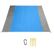 Beach Blanket with Corner Pockets Sandproof Extra Big Beach Mat Oversized5621