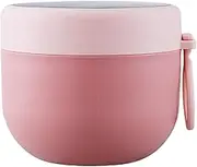 Thermal Lunch Box - Leak Resistant Kids Soup thermoss | Portable Lunch Box with Spoon | Versatile Soup Mug | Stack-able Food Flask Jar | Unique Kids Adults Food Containers for School Travel Picnic