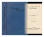 EDGER, LILIAN The elements of theosophy / by Lilian Edger 1903 Hardcover