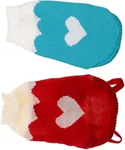 POPETPOP Warm and Stylish Pet Sweaters Set for Small Dogs Kittens Knitted Winter Coats Collar for Indoor Outdoor
