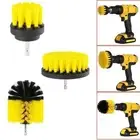 1PC Grout Power Scrubber Cleaning Drill Brush Tub Cleaner Combo Tool Kit Yellow