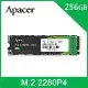 宇瞻Apacer AS2280P4 256GB M.2 PCIe SSD