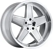 TSW CAMBER Silver Wheel with Painted Finish (17 x 8. inches /5 x 120 mm, 35 mm Offset)