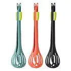 1x Manual Egg Beater Egg Whisk Easy Whisk Kitchen Tongs Egg Beater Mixer