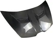 1016 Real Carbon Fiber Front Engine Hood Vent Cover Compatible For Lamborghini Huracan LP580 LP610 EV0 2014 2015 2016 2017 2018 2019 2020(Monolayer Carbon)
