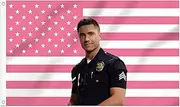 Shmbada Eric Winter Tim Bradford 3x5 Foot Decorative Flag Tapestry Poster with 2 Brass Grommets for Outdoor Indoor, Double Stitched Wall Hanging Room Art Decor, College Dorm Porch Decorations