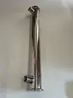 Shotgun Condenser - Stainless Steel - 2 inch- for moonshine - reflux - pot still