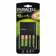 Ladegerät + Akkus DURACELL CEF14 2 x AA + 2 x AAA HR06/HR03 1300 mAh [1 Stück