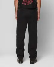 [ED HARDY] Ed Hardy Electric Cargo Pants Washed Black - Size M M Washed Black