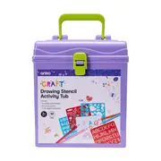 19 Piece Drawing Stencil Activity Tub
