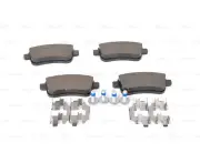 Bosch Rear Brake Pads for Renault Megane BZ 1.2L Petrol H5F 404 2013 - 2016 - BP1292