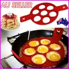 Non Stick Pancake Pan Flipper Silicone Egg Omelette Mould Breakfast Maker ToolAF
