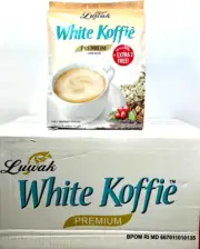 Luwak White Koffie Low Acid 3-In-1 Instant Coffee 20 Sachets x 20g (Pack of 10)