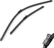 Front Rear Wiper Blades Compatible with VW Caddy 2K 2003 – 2021 Life Maxi Panel Windows Cutter Windscreen Windshield Brushes 2013 (Color : Front, Size : LHD)