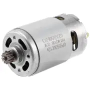 Rs550 12v Dc Motor Diy Kit With Two-speed 12 Teeth And High Gearbox For Electric Drill Screwdriver Silver