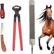 Goat Hoof Trimmer - Detailing Tools for Cows,Ergonomic Nail Palm Set with Anti-Slip Grip for Livestock Farming Shearing