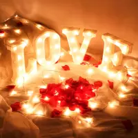 在飛比找momo購物網優惠-浪漫告白驚喜LOVE燈飾組1組(生日 求婚 告白 氣球 佈置