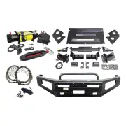Safari Shield U Loop Bullbar Drive Light Winch for Nissan Navara D40 Spain 11-On