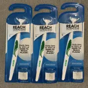 3 Pack Reach Ultraclean Access Flossers Disposable Heads Unflavored 8 Count