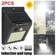 Waterproof 100 LED Solar Power PIR Motion Sensor Wall Light Outdoor Garden Lamp